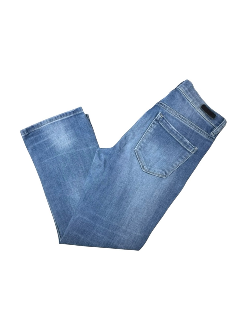 BlankNYC Straight Mid Rise The Micro Cropped Jeans Womens 27 Ankle